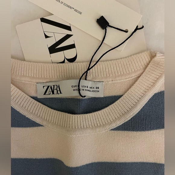 NWT Zara striped crop tank - Picture 3 of 3
